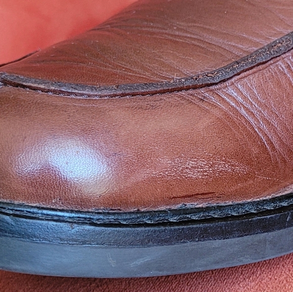 Johnson & Murphy Mens Lace Up Oxford 020-2184 Brown Leather Size 10W - Picture 6 of 15